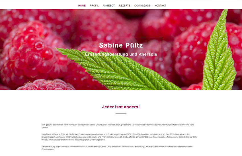 Ernährungsberatung Sabine Pültz